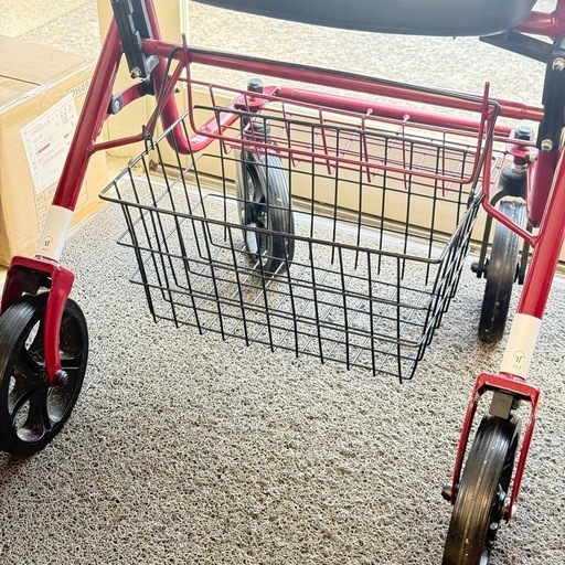 アルコートレイウォーカー 中古 美品 カップホルダー　室内用　カゴ　ブレーキ付 アルコートレイウォーカー 中古 美品 カップホルダー 室内用