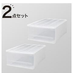 ニトリクローゼットケースMサイズ2個セットの画像