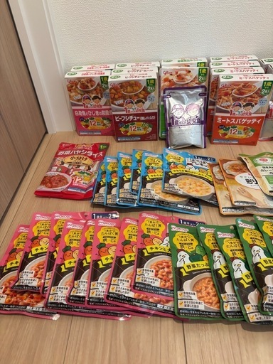 幼児食　グリコ　和光堂　キューピー等