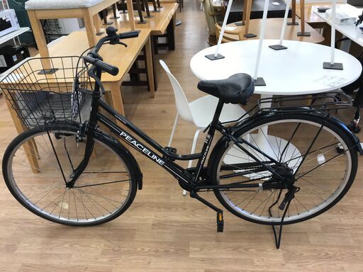 ★リユースのサカイ春日部店★KJ11550  軽快車 27インチ ブラック クリーニング済み