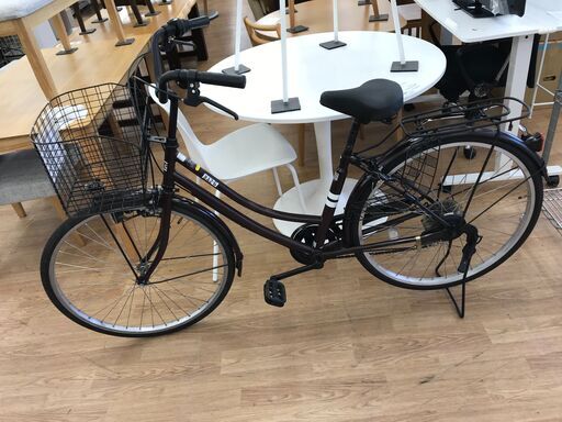 ★リユースのサカイ春日部店★KJ11551  軽快車 26インチ ブラウン クリーニング済み