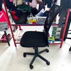 店頭引き渡し 中古 ドウシシャ オフィスチェア イス 椅子 ブラック 家具の画像