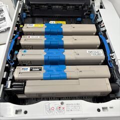 【引取限定：無料：大阪市福島区】プリンタ　OKI COREFIDO2 C301dn A4 カラー レーザープリンタ【ベルトユニット交換エラー】の画像