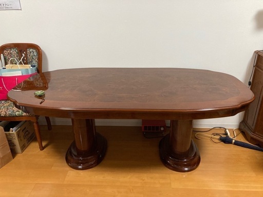 高級ダイニングテーブル 輸入家具 美品 横山家具購入品