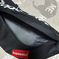 【9/30まで】topseeka ボディバッグ 黒の画像