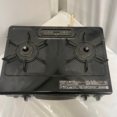 リンナイ都市ガス　2020年製ガスコンロ　KSR562BKRの画像