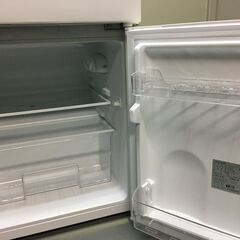 清掃済み　2ドア冷凍冷蔵庫　WRH-87W　2021年製　ウィンコド　一人暮らし　セカンド冷蔵庫　①の画像