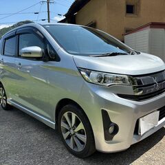 上級グレードEKカスタムT☆ICターボ☆メーカーナビ☆フルセグTV☆Bカメラ☆走行5万キロ台☆ETC☆HIDヘッドライト☆車検8年8月迄☆の画像