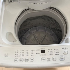 アイリスオーヤマ　2024年製　洗濯機4.5kの画像