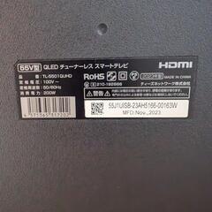 【購入者に3日引き渡し予定】2023年製🟥大型５５インチ Google TV・YouTube・Netflix・AmazonPrimeの画像
