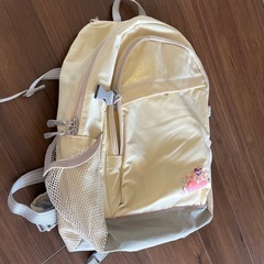 大きめリュック　使用感あり　お泊まり　ベージュ
の画像