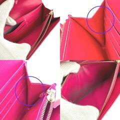 ルイヴィトン M90022 長財布 ローズアンディアンピンク  LOUIS VUITTON ポルトフォイユ・サラ モノグラムヴェルニの画像