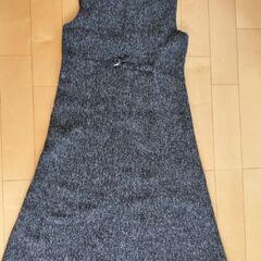 index　ノースリーブニットロングワンピースの画像