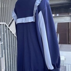 【Whinny】 ラブリーニートジャージ 【ネイビー】の画像