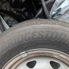 軽バンのタイヤ4本　145/80R12の画像