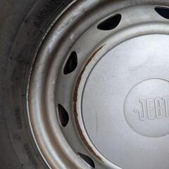 軽バンのタイヤ4本　145/80R12の画像