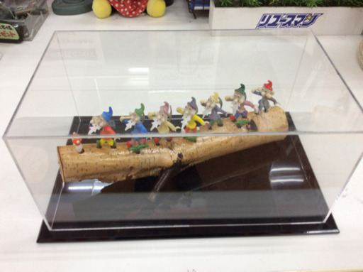 ★ ボヘミアンガラス細工 7人の小人 ケース付き