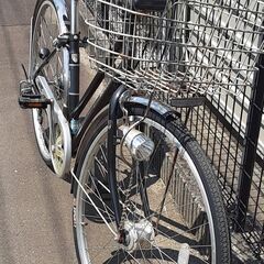 マルキン シティーサイクル 27インチ 6段変速 前後タイヤチューブ新品交換済み の画像