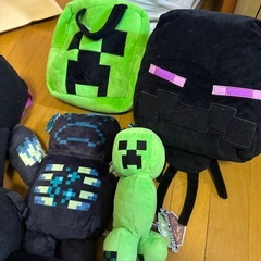 マインクラフト ぬいぐるみセットの画像
