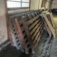 無料　木製パレット　大量の画像