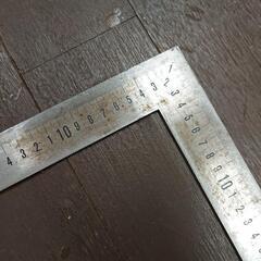シルバー 大金  ステン 100cm 33尺  曲尺 差金 1ｍ 1000mmの画像