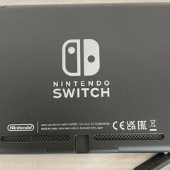 【Nintendo】Switch HAC-001 任天堂 ニンテンドー スイッチ グレー 家庭用 ゲーム機 動作確認済み 初期化済み A0295の画像