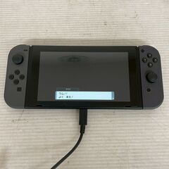 【Nintendo】Switch HAC-001 任天堂 ニンテンドー スイッチ グレー 家庭用 ゲーム機 動作確認済み 初期化済み A0295の画像