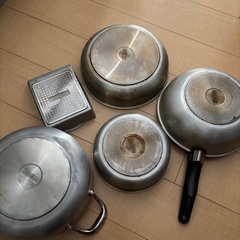 フライパン　鍋　セット　アイリスオーヤマの画像