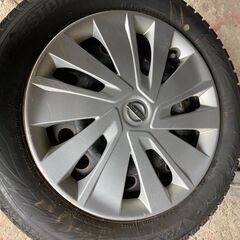 ブリヂストン　VRX2　8部山　155/65R14　ホイール付きの画像