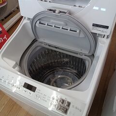 ★ジモティ割あり★ SHARP 乾燥機付き洗濯機 FS-TX5F 5.5/3.5㎏ 22年製 動作確認／クリーニング済み TK6358【リユースのサカイつくば店】の画像