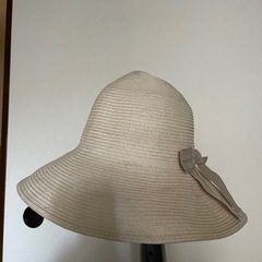 [美品]milsa夏帽子(明るいベージュ系)の画像