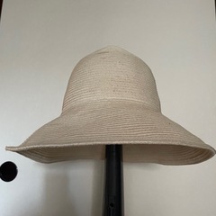 [美品]milsa夏帽子(明るいベージュ系)の画像