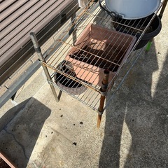 うちでは園芸用で使っていました！！金属製棚 棚のみの画像