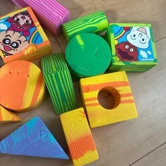アンパンマン  やわらか積み木の画像