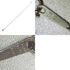 ネックレス ホワイトゴールド×グリーン   エメラルド K18WGの画像