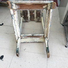 ☆ドリーム2号館☆ ヴィンテージ　木製脚立の画像