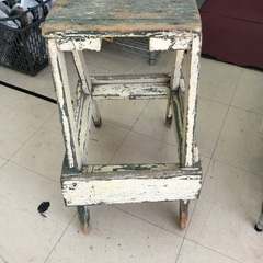 ☆ドリーム2号館☆ ヴィンテージ　木製脚立の画像