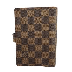 ルイヴィトン R20700 手帳カバー ブラウン  LOUIS VUITTON アジェンダPM ダミエの画像