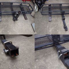 ヒッチキャリアカーゴ 150cm 最大積載226kg 折りたたみ式 車用 2インチ カーゴキャリア ヒッチキャリア ヒッチメンバー カーゴの画像