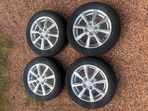 バリ溝　軽自動車　ダイハツ　ウェイク純正ホイール