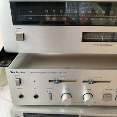 tecnicsオーディオセットとオーディオラックの画像