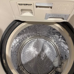 SHARP 8.0kg 洗濯乾燥機 大容量 2019年製 取引中の画像