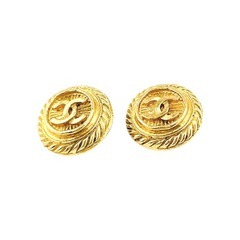 シャネル  イヤリング ゴールド  CHANEL ココマーク ヴィンテージの画像