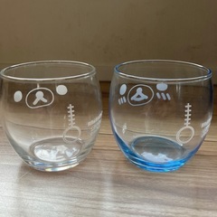 リラックマ＆ローソンのコラボグラスの画像