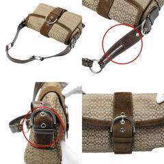 コーチ 1463 ショルダーバッグ ブラウン  COACH シグネチャーの画像