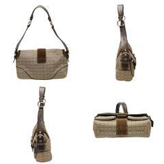 コーチ 1463 ショルダーバッグ ブラウン  COACH シグネチャーの画像