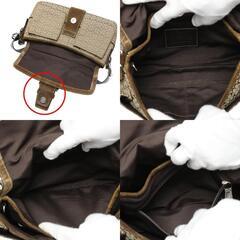 コーチ 1463 ショルダーバッグ ブラウン  COACH シグネチャーの画像