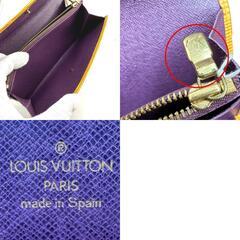 ルイヴィトン Ｍ63579 長財布 イエロー  LOUIS VUITTON ポルトモネクレディ エピの画像