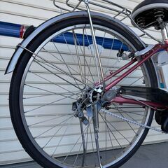 リサイクル自転車(2508-11) 電動アシスト自転車(ﾔﾏﾊ) 6Ah 26ｲﾝﾁの画像
