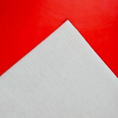 合皮布　黒　赤　2点セットでの画像